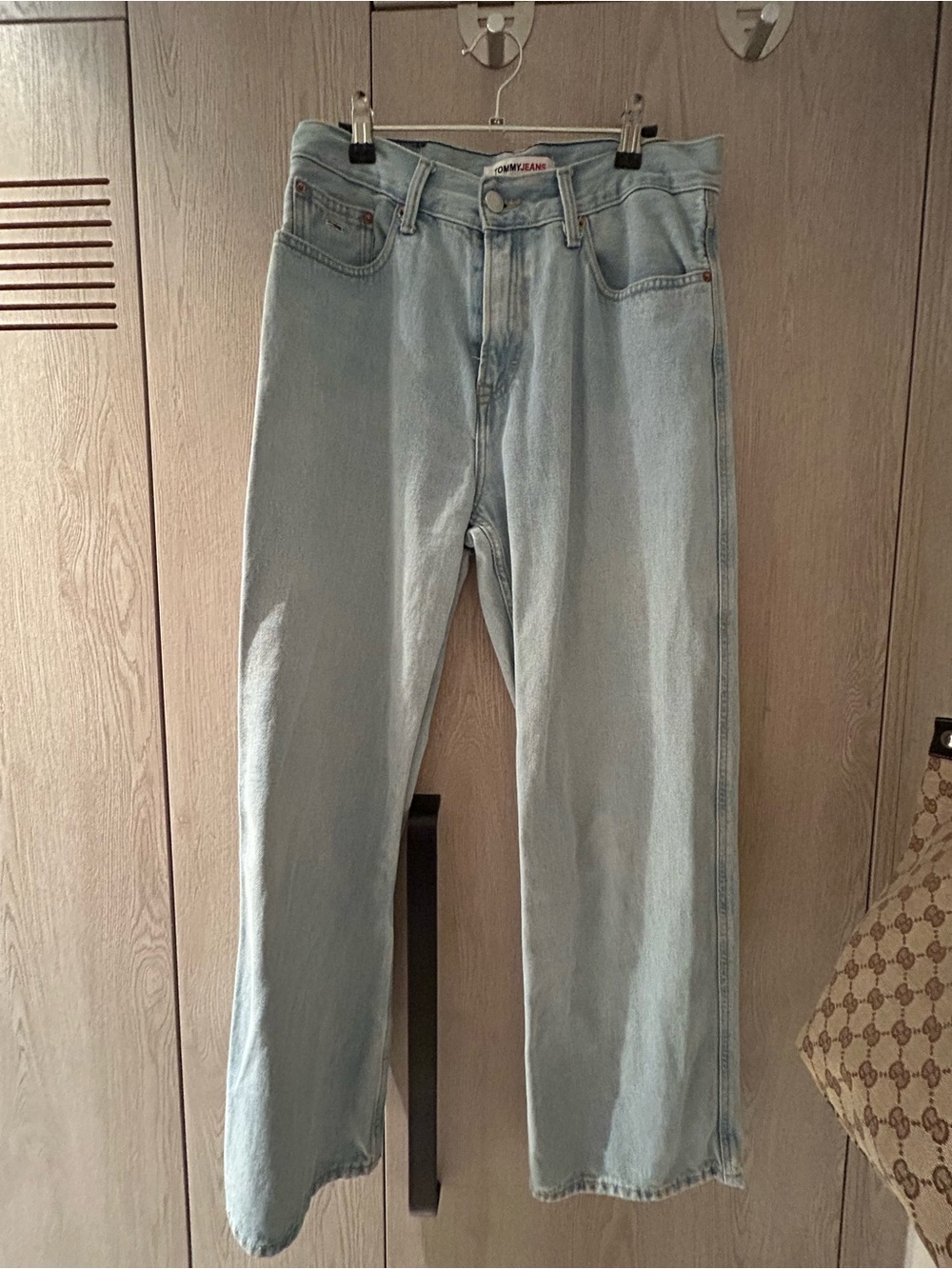 Tommy Hilfiger Light Blue Straight Leg Jeans